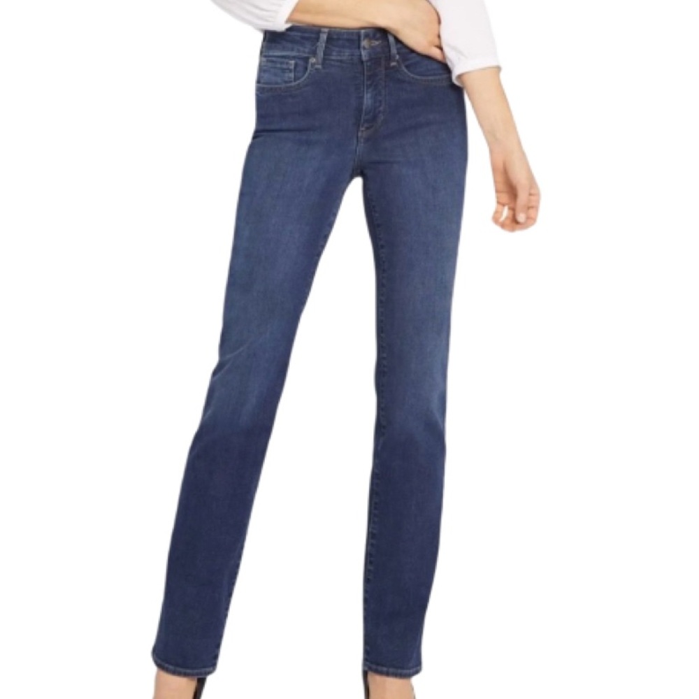 NWT NYDJ Marilyn Straight Jeans in Crockett Wash - Sz 4